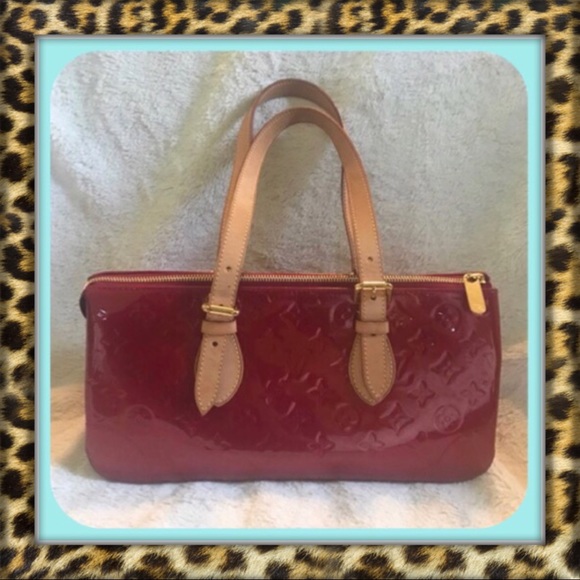 Louis Vuitton Handbags - AUTHENTIC Louis Vuitton Red Rosewood Ave Bag